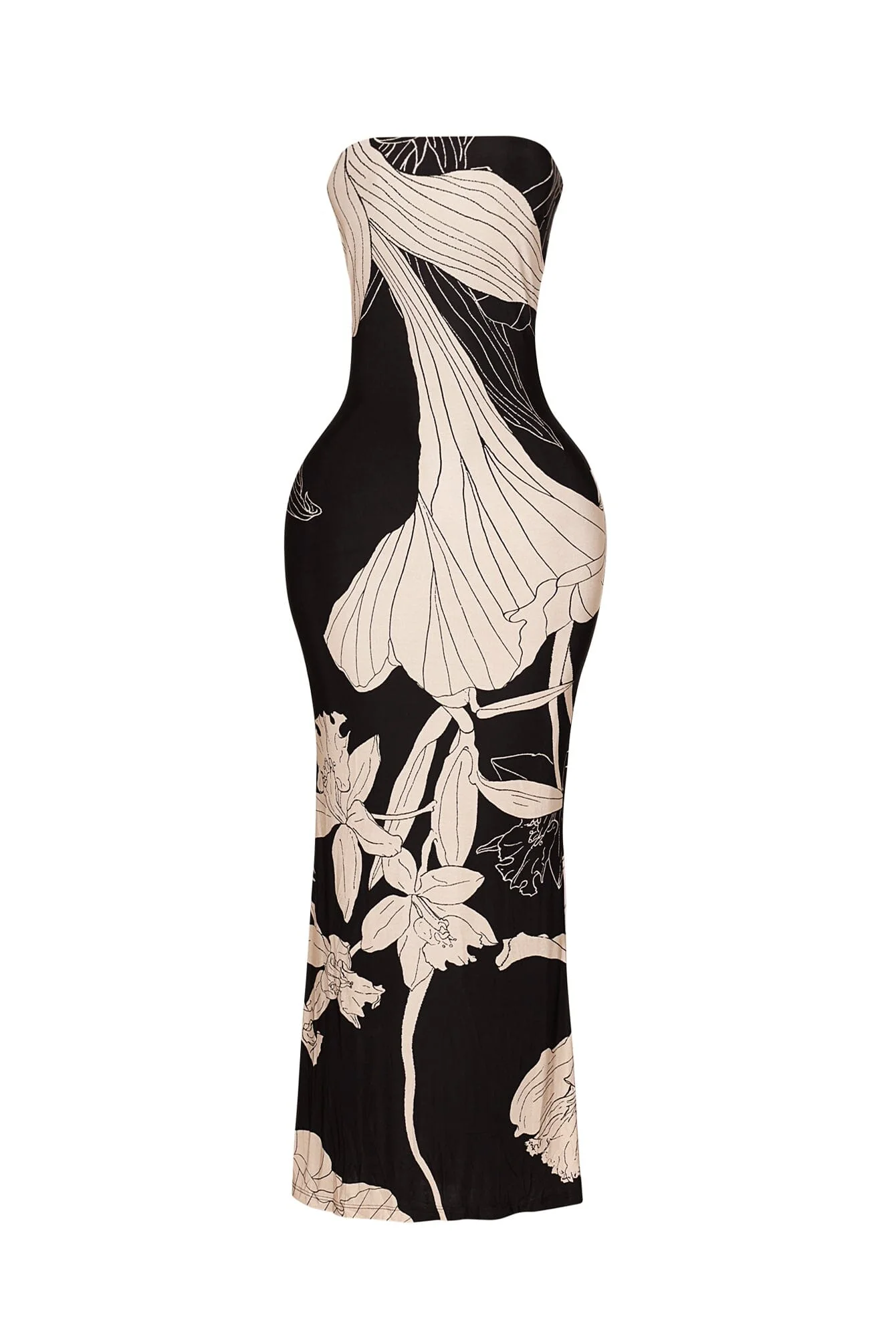 Wellington Floral print tube maxi dress - Image 3