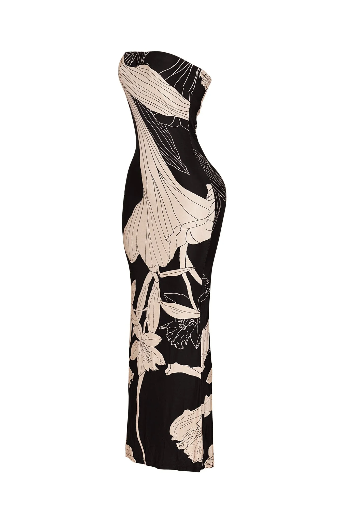 Wellington Floral print tube maxi dress - Image 4