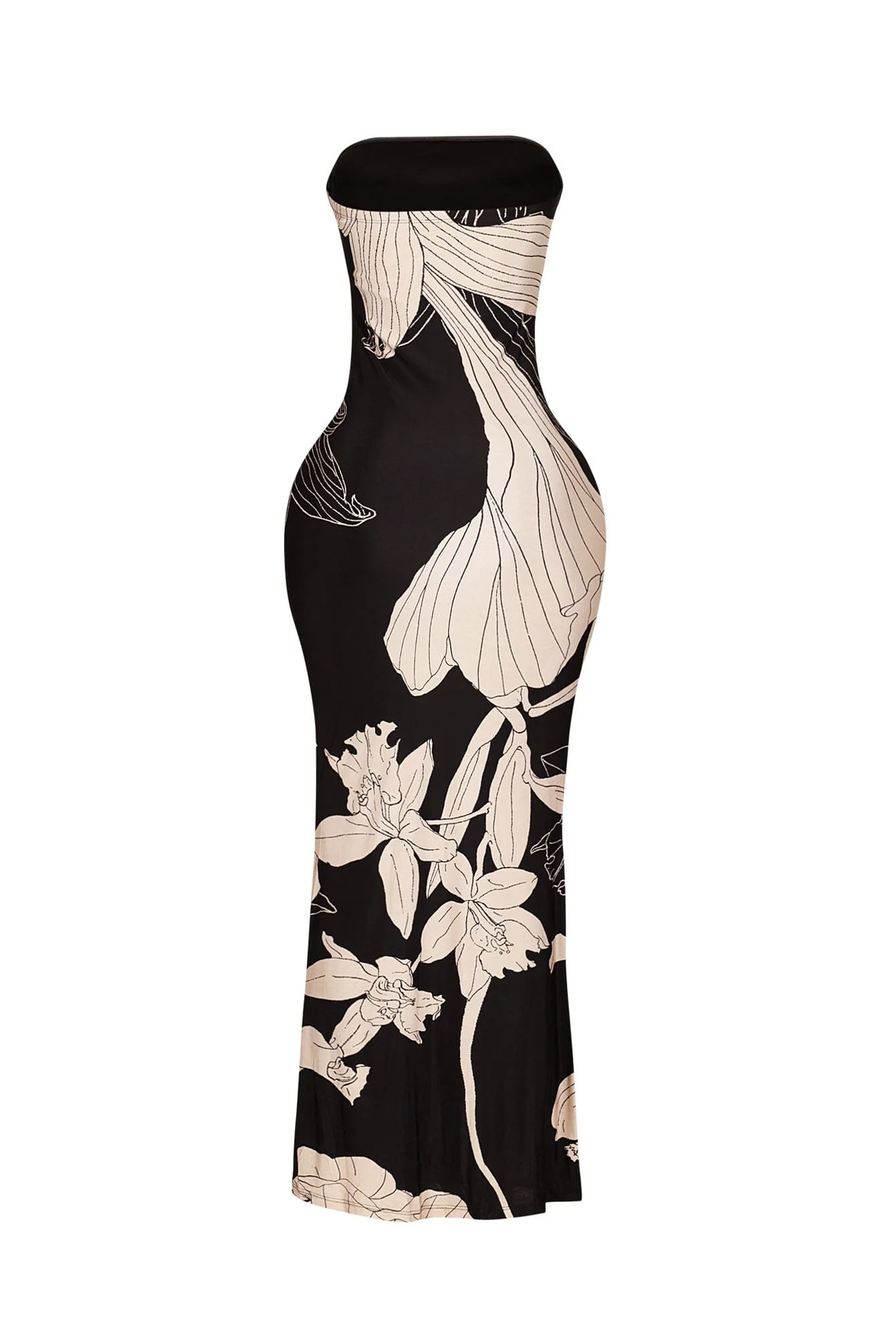 Wellington Floral print tube maxi dress - Image 5
