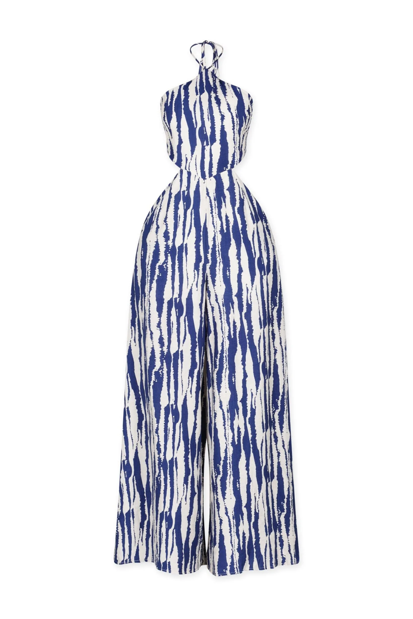 Whispering Breeze Chiffon Halter Jumpsuit - Image 7