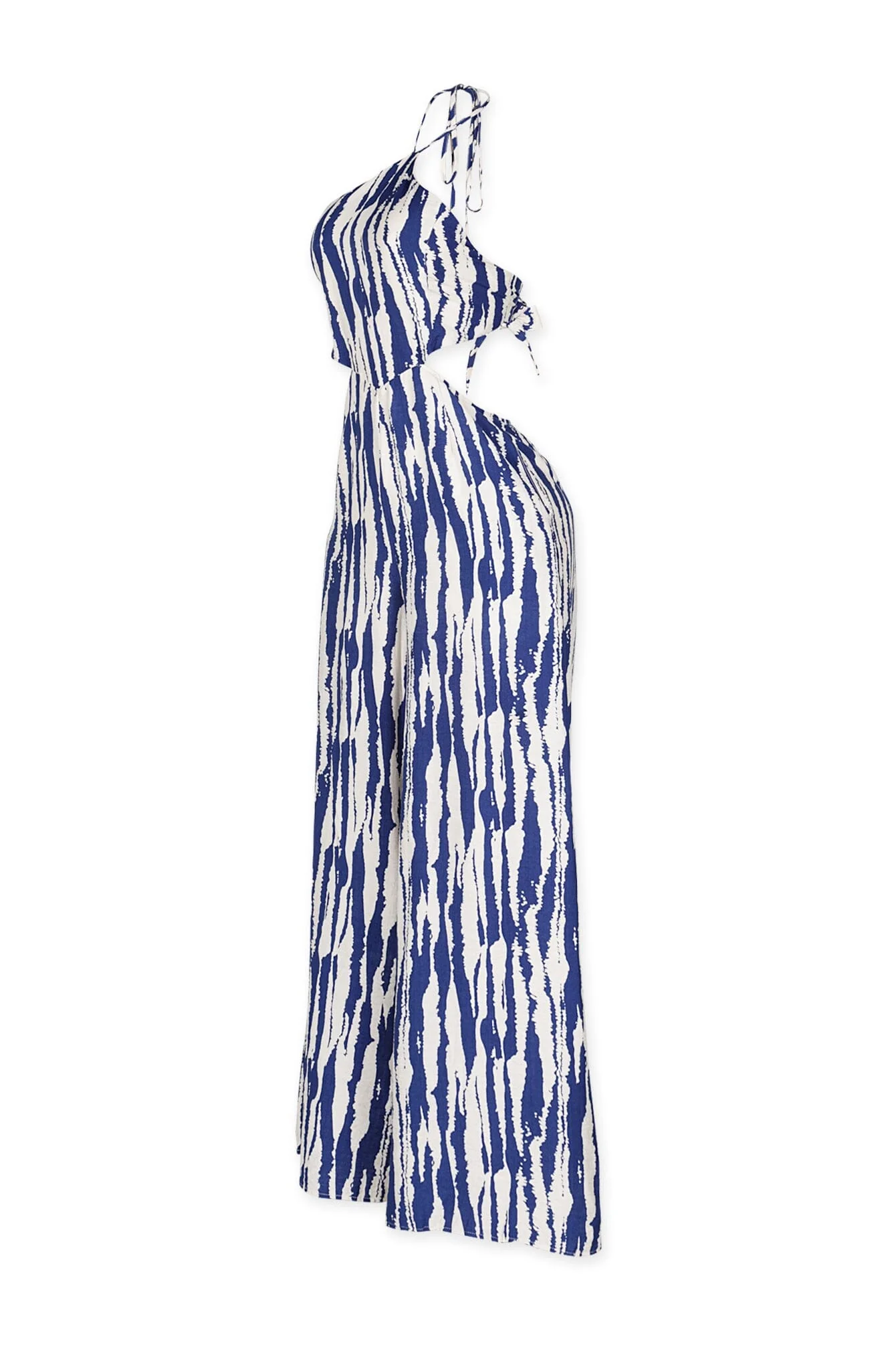 Whispering Breeze Chiffon Halter Jumpsuit - Image 9