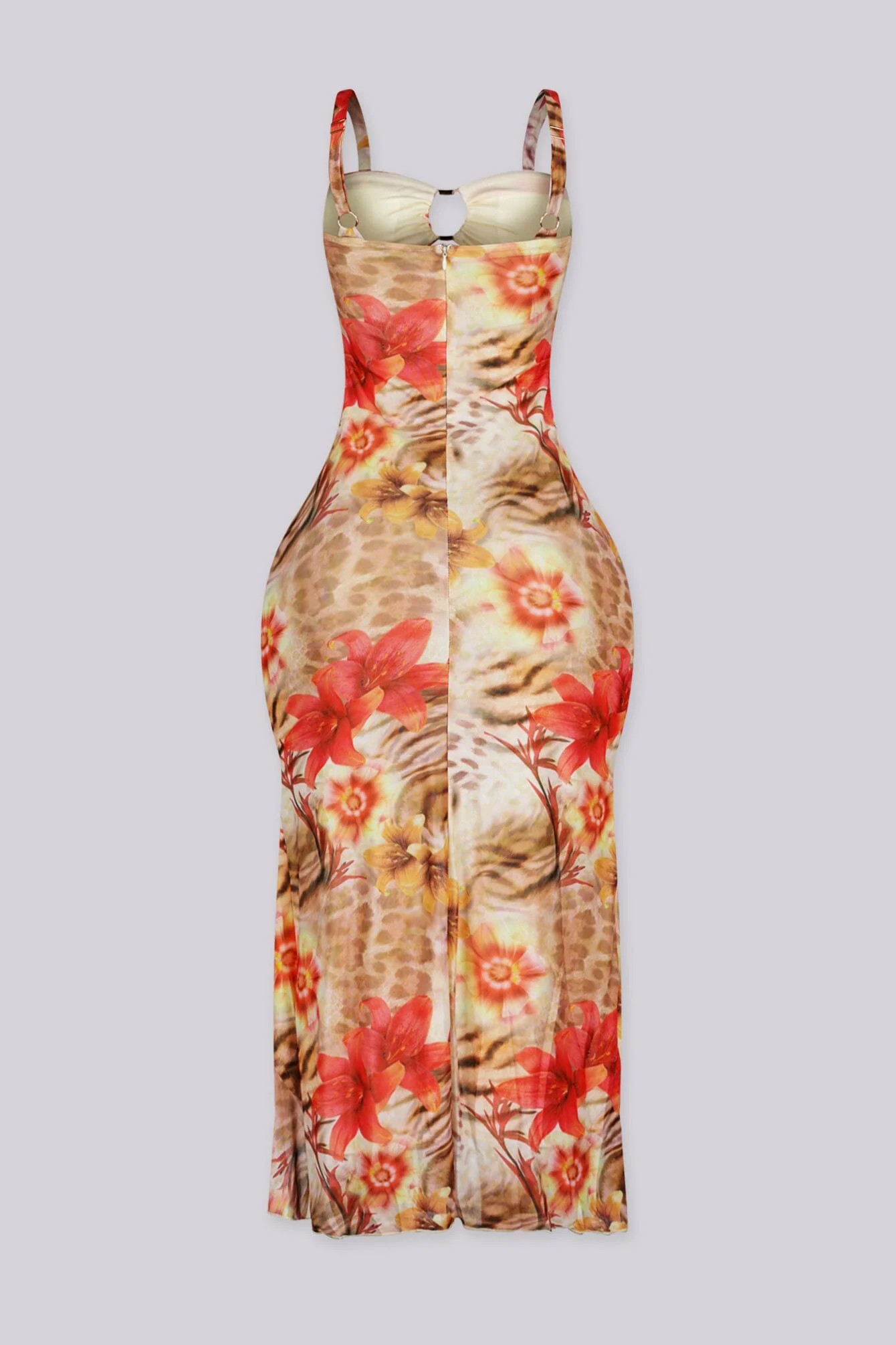 Wild Floral Midi Dress - Image 5