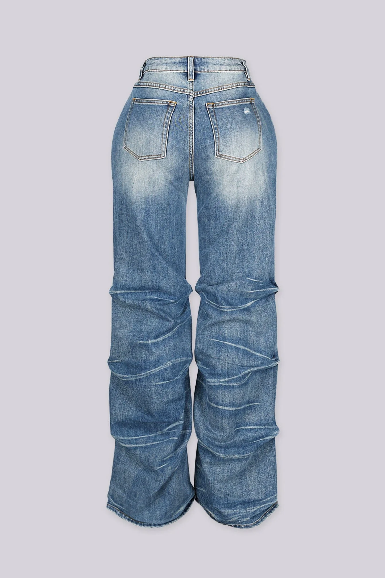 Xena Crunch Stacked Denim Jeans - Image 4
