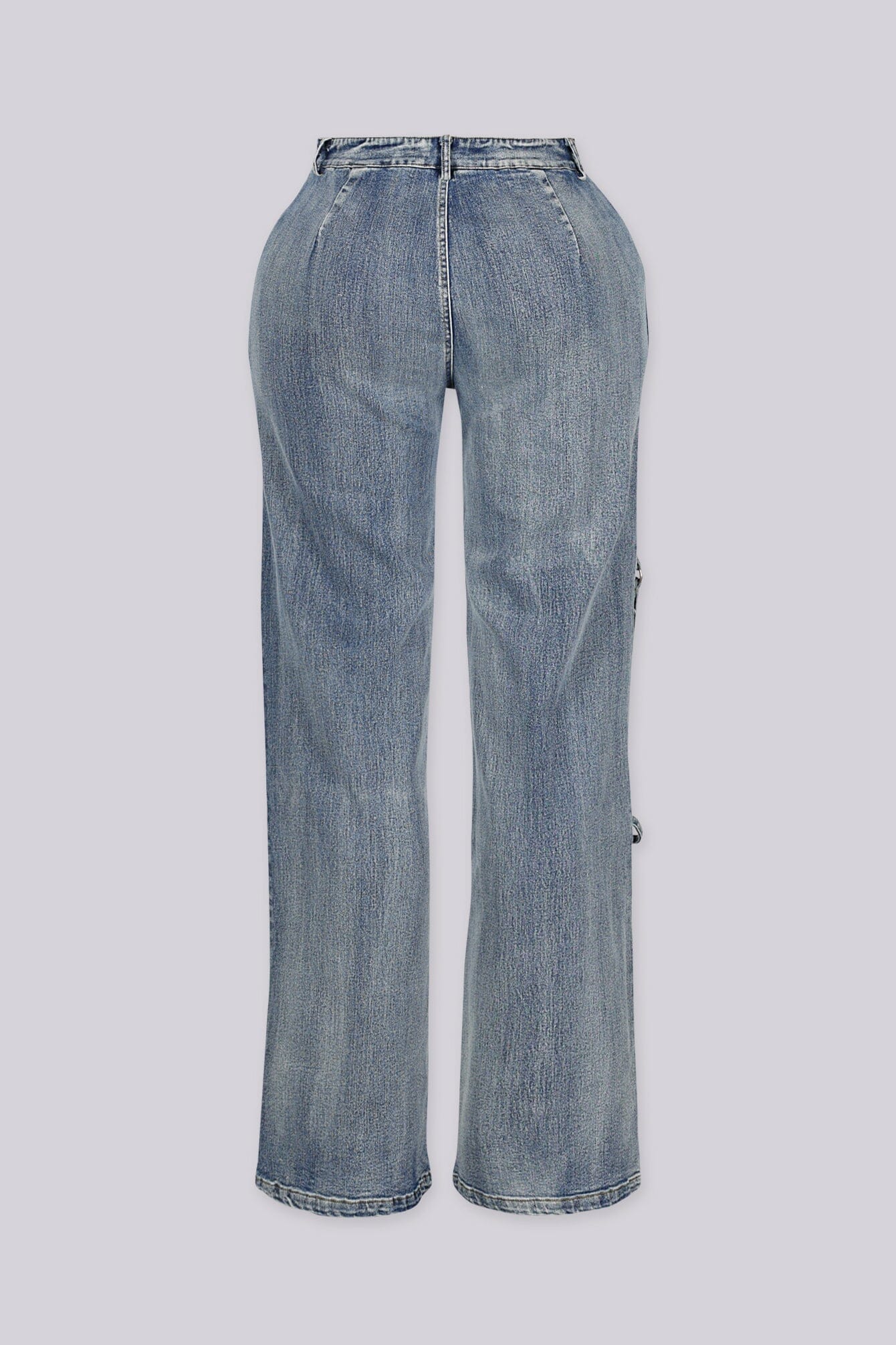 Y2K Studded Denim Jeans - Image 4