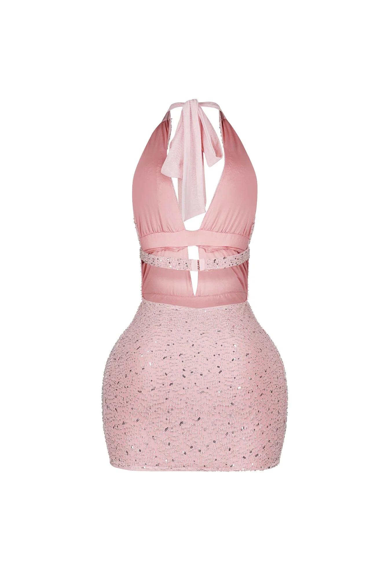 Yildiz Beaded Halter Dress - Image 11