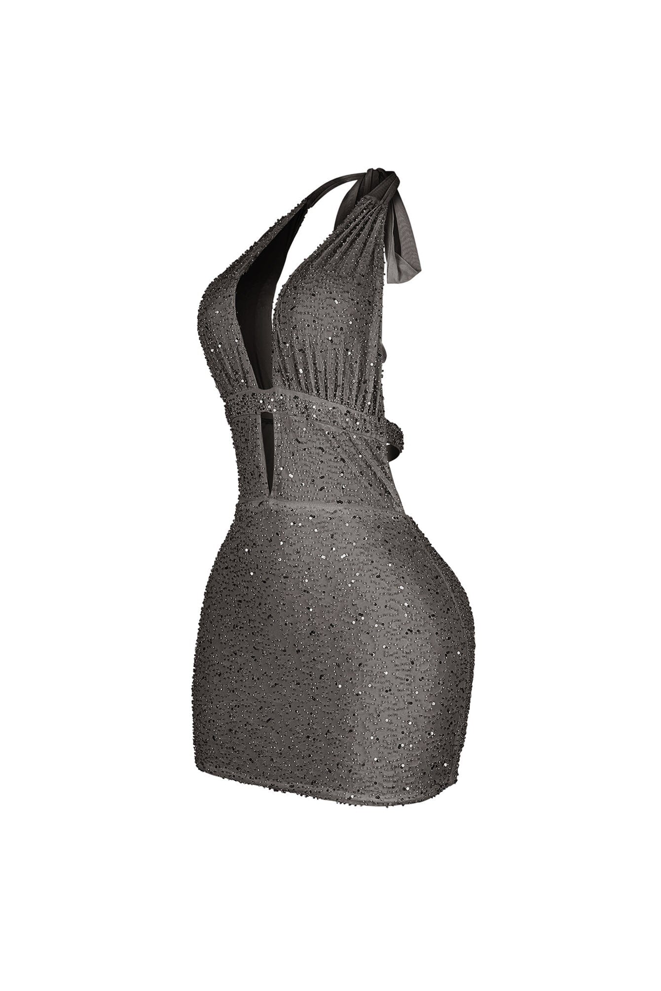 Yildiz Beaded Halter Dress - Image 8