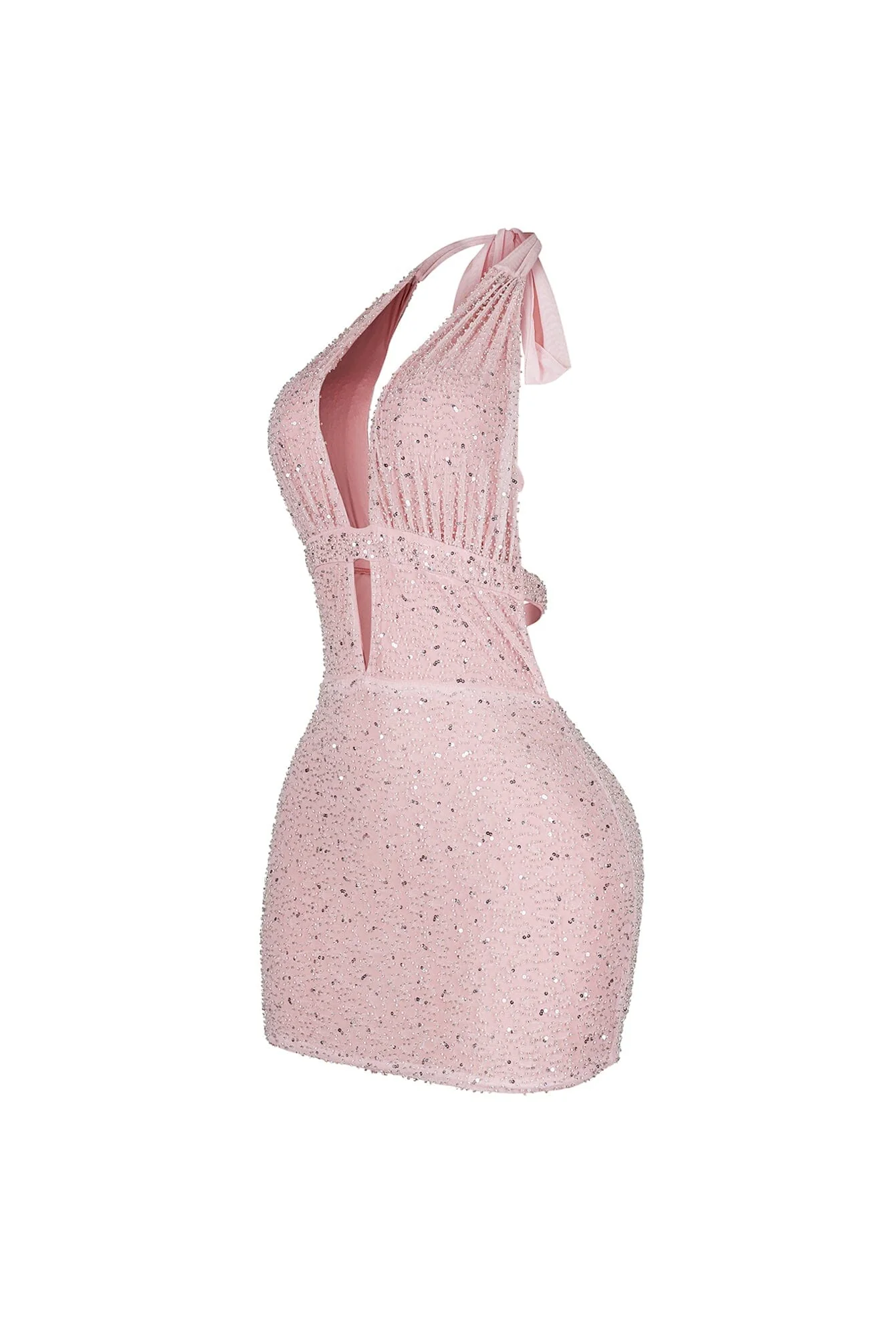 Yildiz Beaded Halter Dress - Image 9