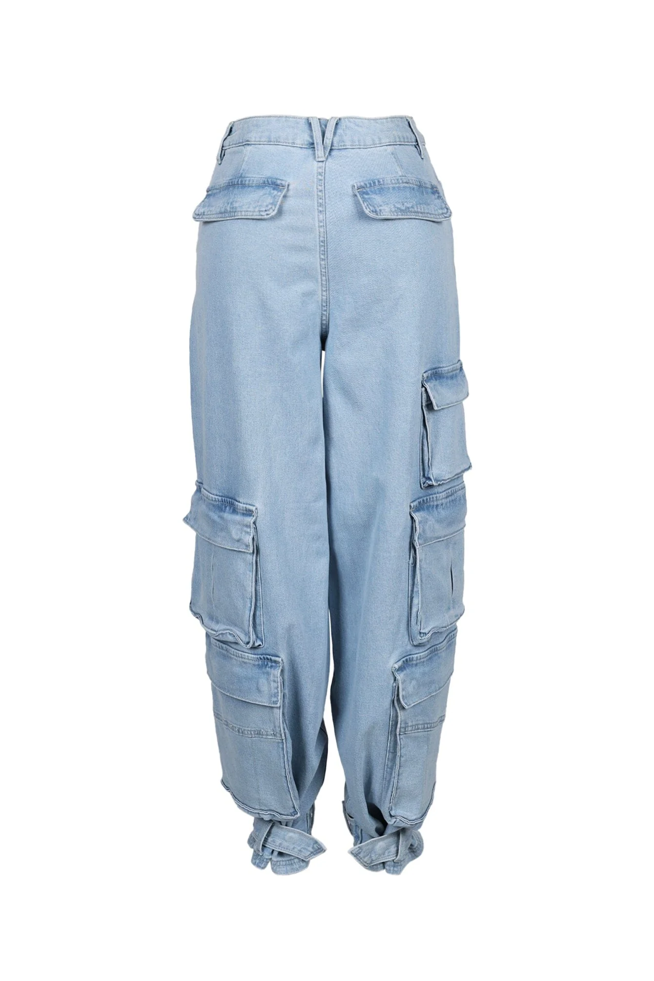 Yokohama High Waist Baggy Denim Jeans - Image 4