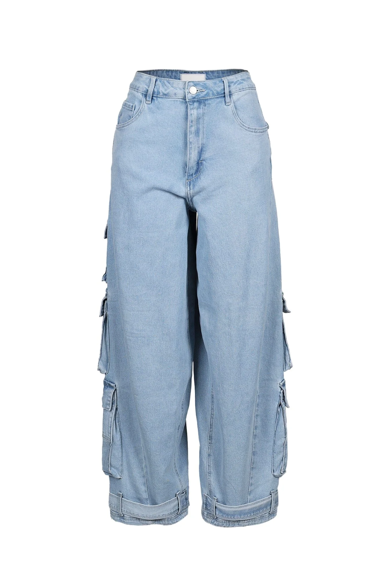 Yokohama High Waist Baggy Denim Jeans - Image 5