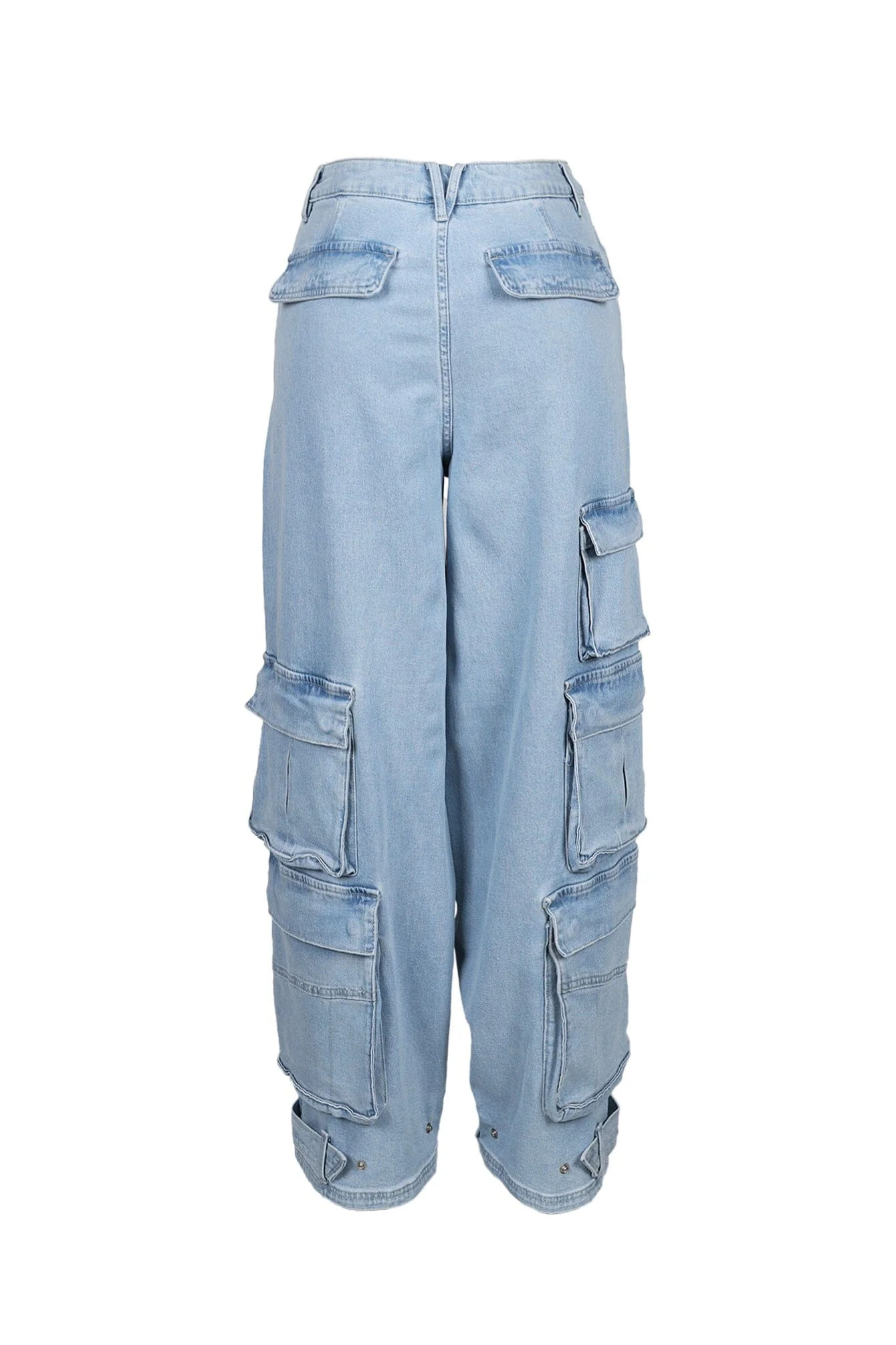 Yokohama High Waist Baggy Denim Jeans - Image 6