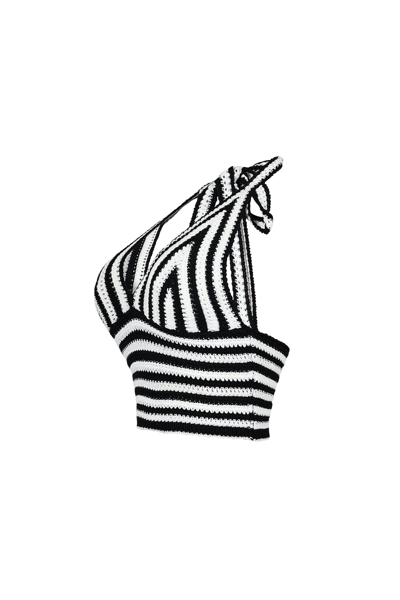 Yolanda Crochet Knit Halter Top - Image 4
