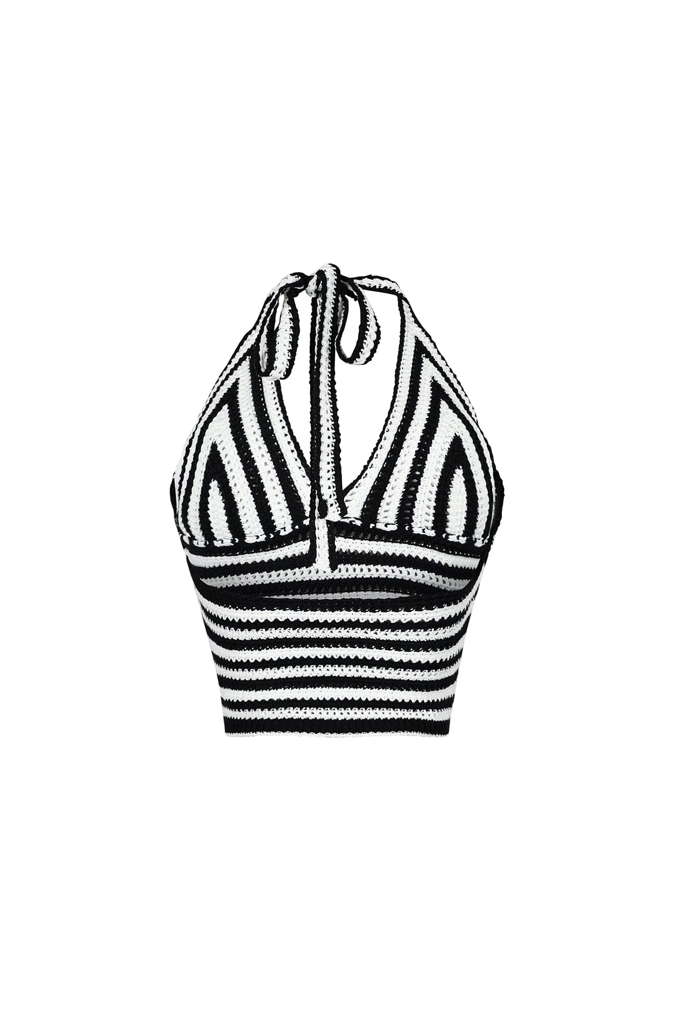 Yolanda Crochet Knit Halter Top - Image 5