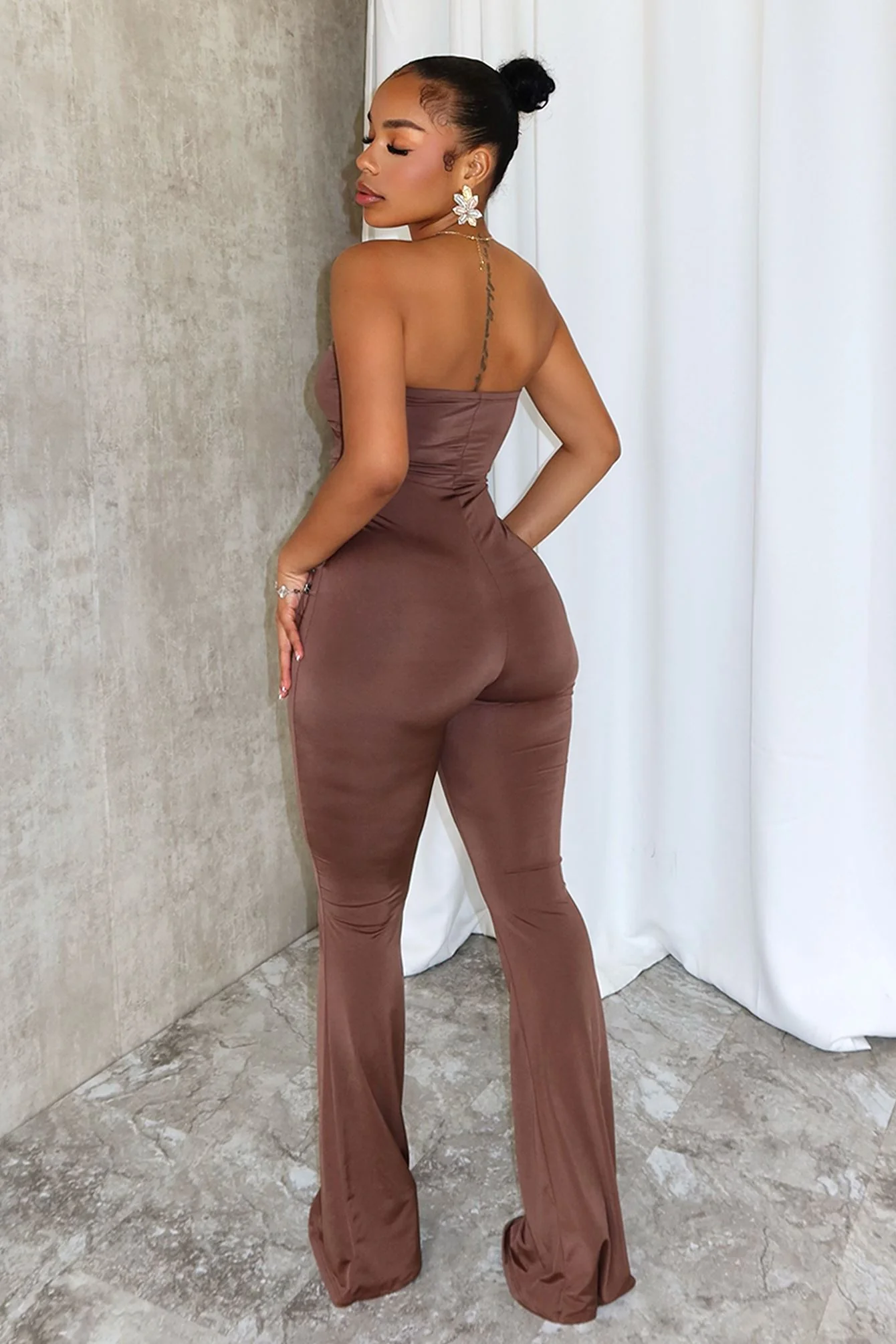 Your Last Chance Strapless Flare Jumpsuit - Image 3