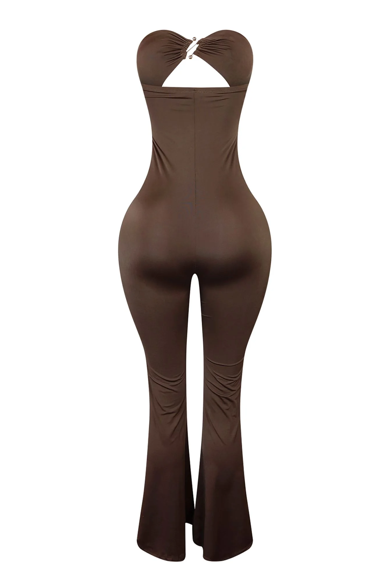Your Last Chance Strapless Flare Jumpsuit - Image 5