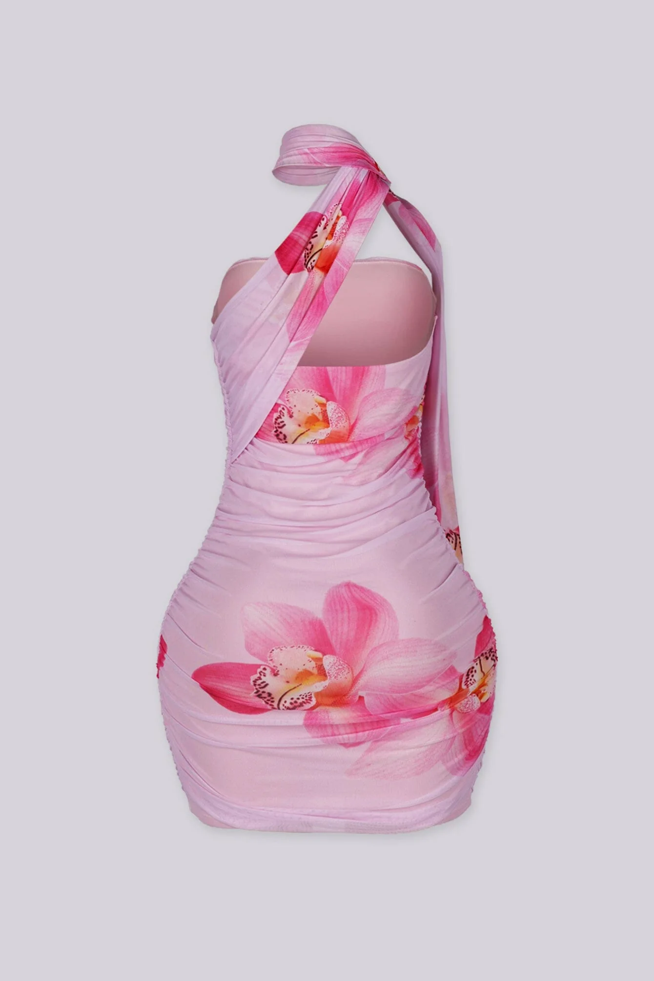 Yuki Scarf Drape Mini Dress - Image 5