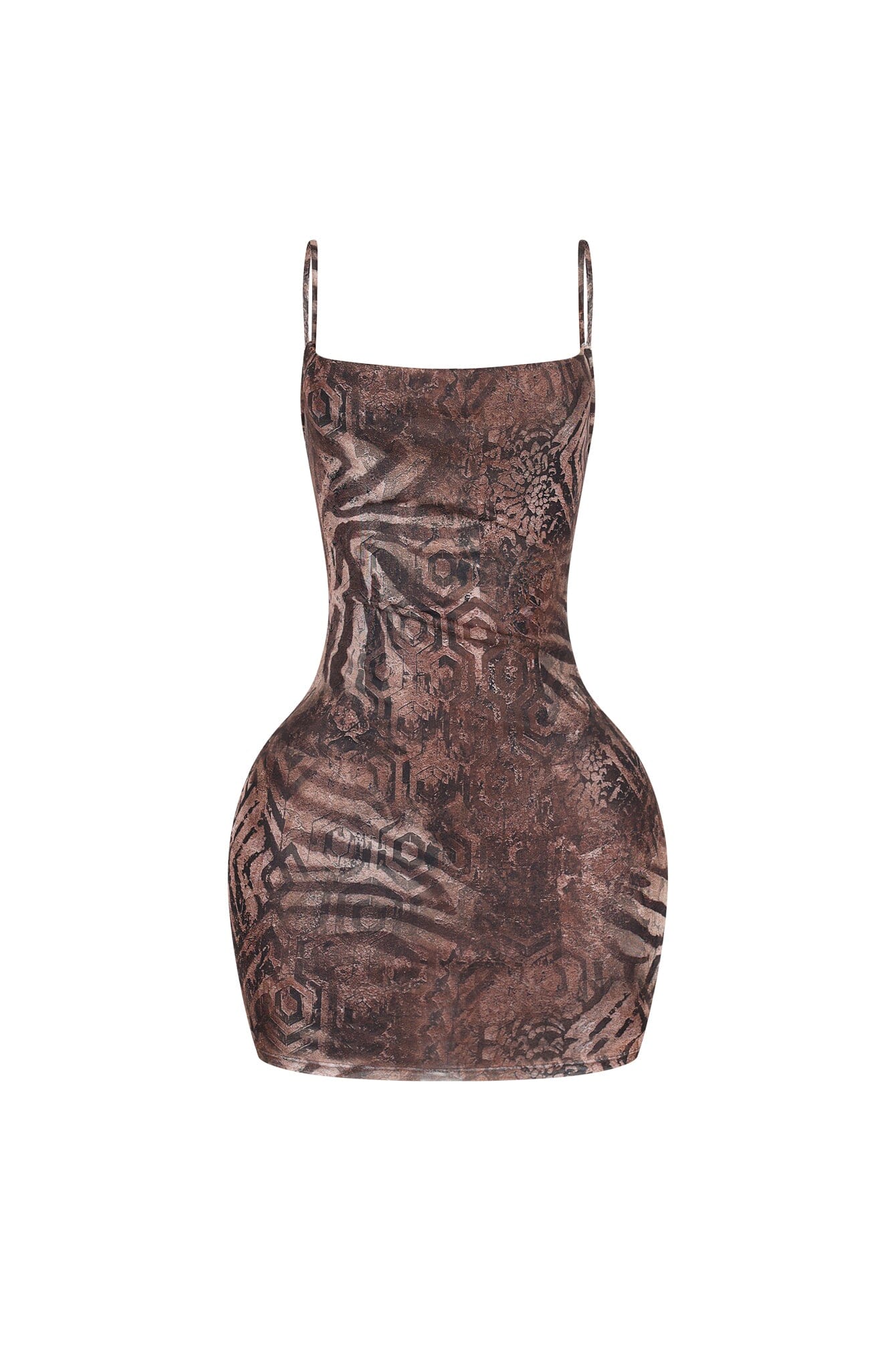 Zadar Strappy Back Leopard Mini Dress - Image 4