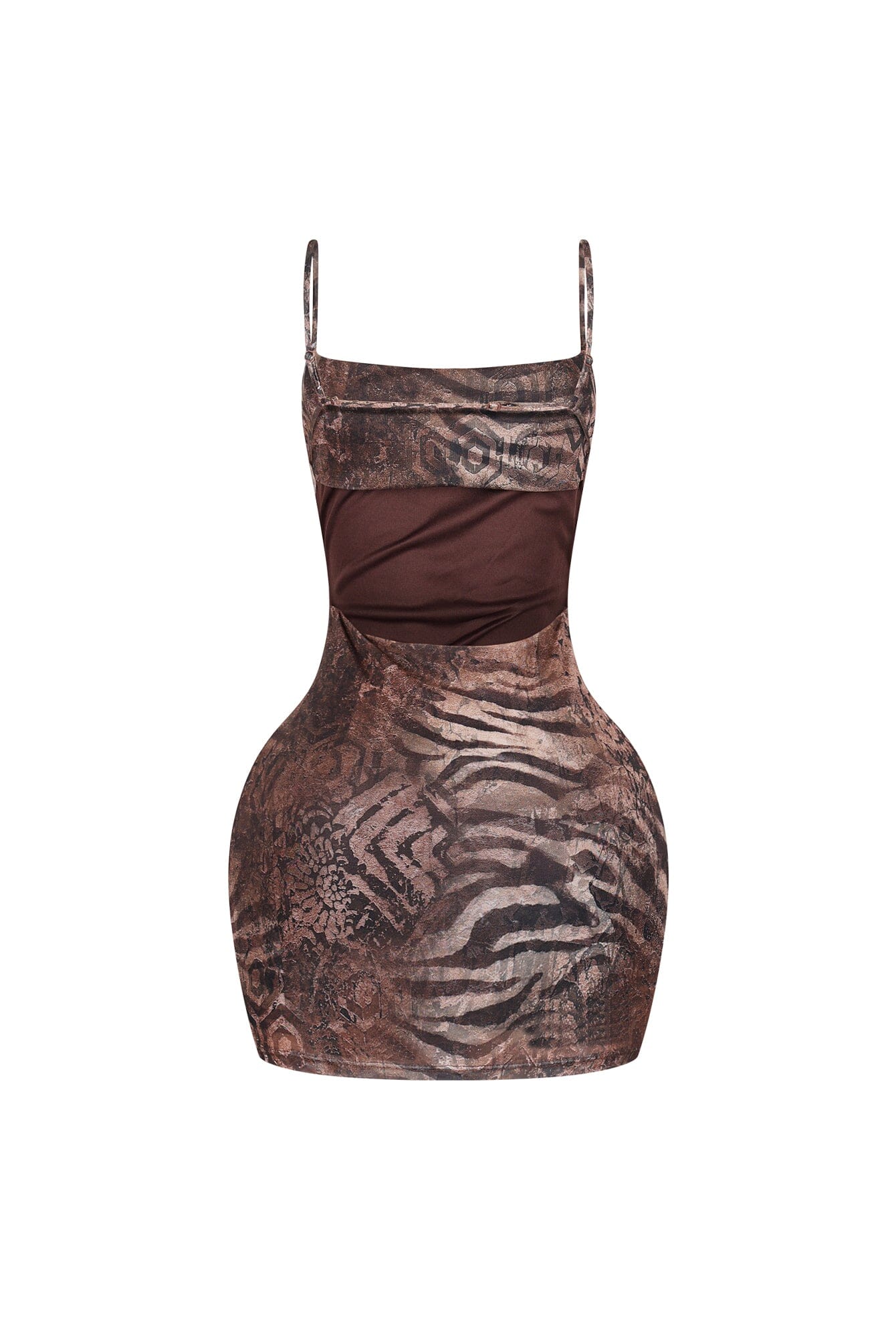 Zadar Strappy Back Leopard Mini Dress - Image 6