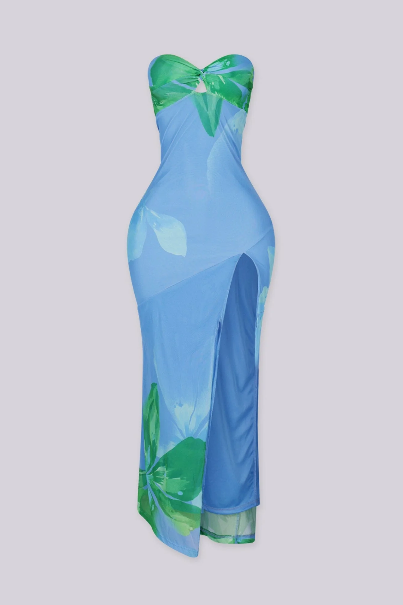 Zia Twist Tube Midi Dress - Image 4
