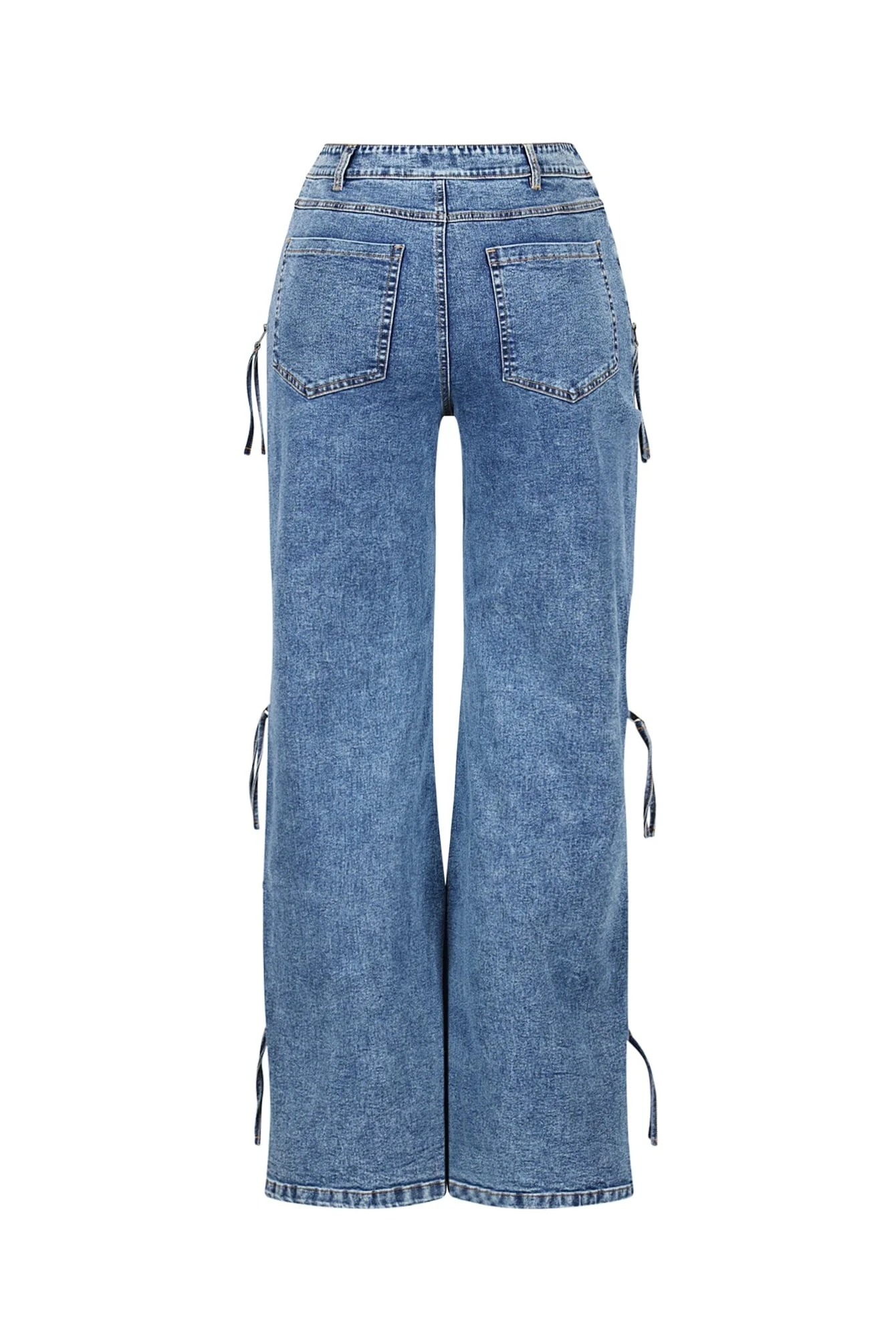 Zipper Discipline Baggy Jeans - Image 5